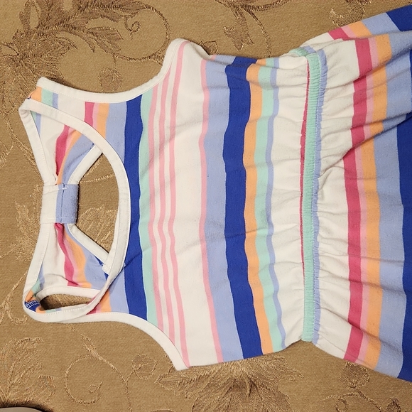 SUMMER DRESS Cat & Jack Comfy Striped Summer Tank Dress S/P  6 - 6x - Picture 3 of 5